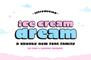 Ice Cream Dream Font Family, a Sans Serif Font by Salt & Pepper Designs (Thumbnail 1 of 8)