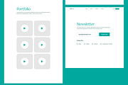 Company Landing Page UI UX Layout, an UI Kit Template by CreativeShaper (Thumbnail 4 of 4)