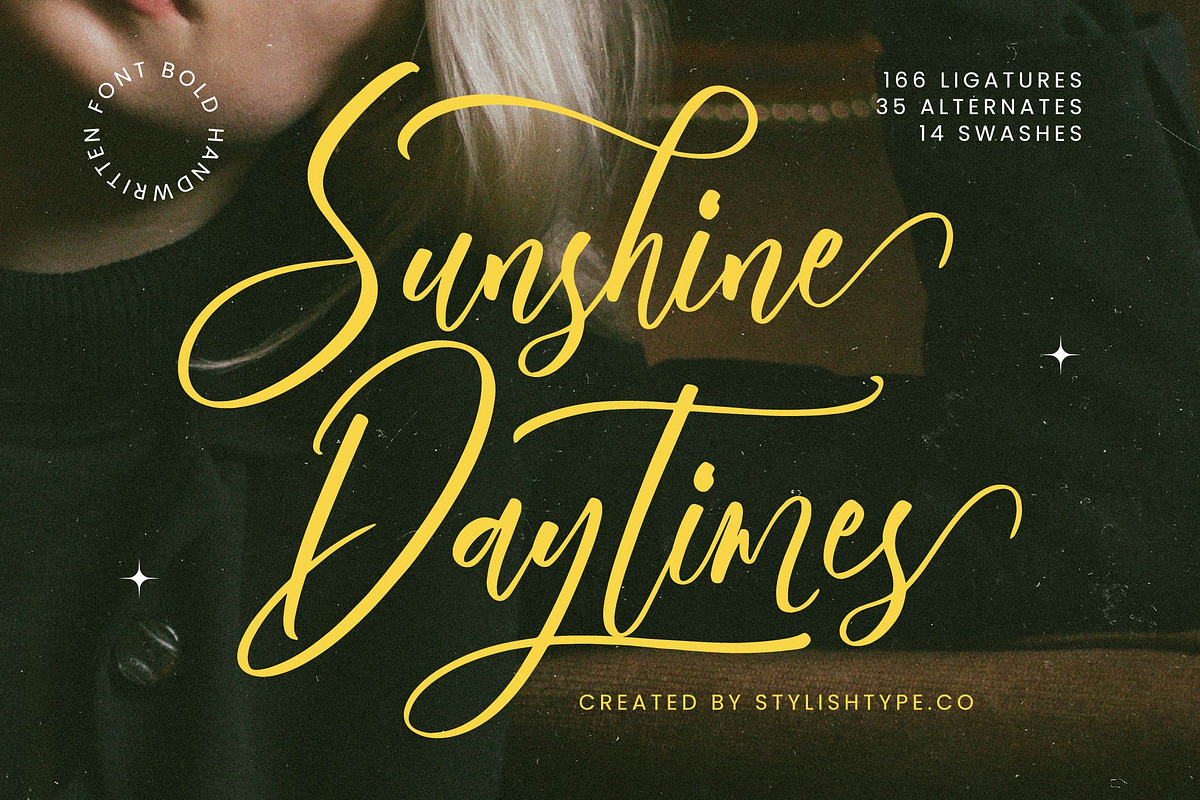 Sunshine Daytimes Bold Handwritten, a Script Font by stylishtype.co (Photo 1 of 20)