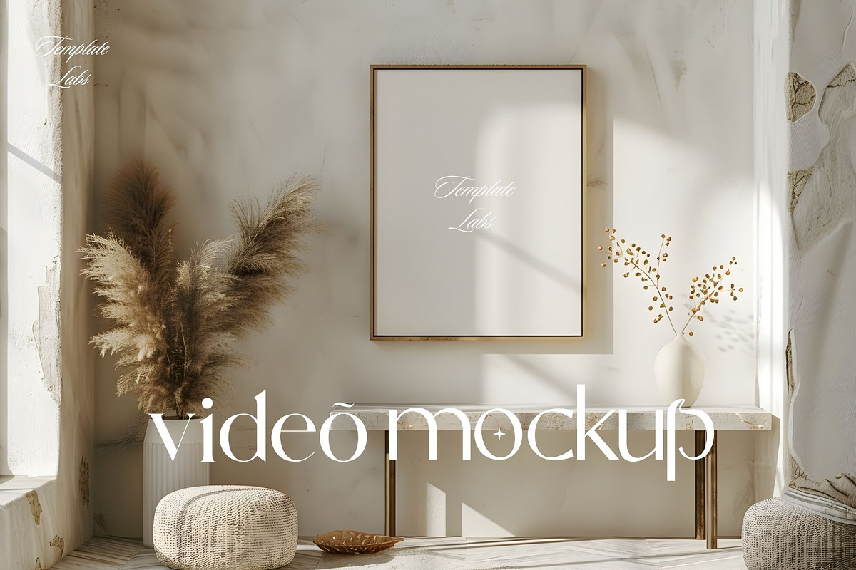 Video Frame Mockup, a Household Mockup by Templatelabsdesign (Photo 6 of 8)