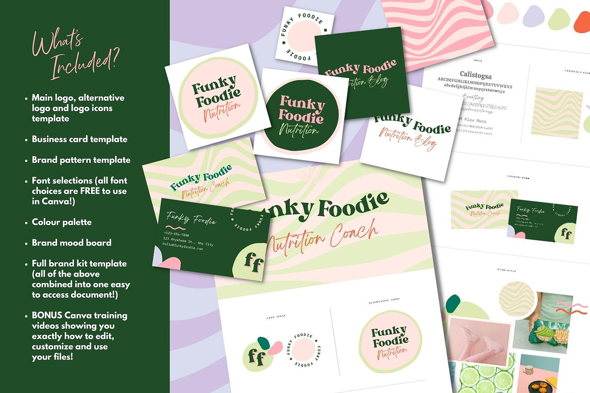Bold logo design, Canva Branding Kit, a Branding & Logo Template by Kurly Creative (Photo 2 of 10)