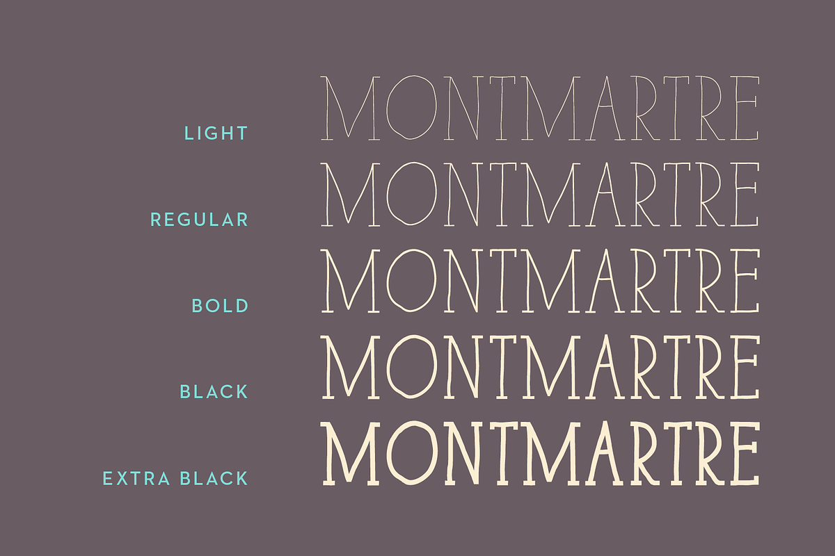 Paris Serif Font Pack preview 3