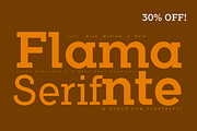 Flamante Serif -8 fonts-, a Slab Serif Font by deFharo (Thumbnail 6 of 6)