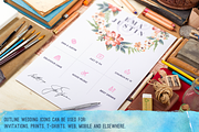 WEDDING ICONS, an Outline Icon by Limitless (Thumbnail 5 of 5)