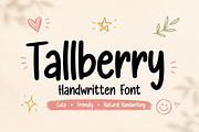 Tallberry Handwritten, a Handwritten Font by Wow Magic (Thumbnail 1 of 3)