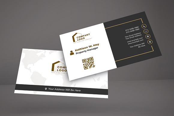 Edge Real Business Card PSD preview 8
