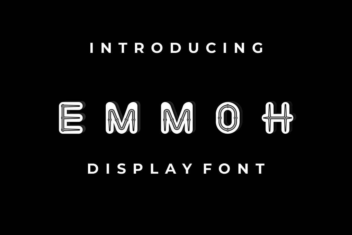 EMMOH FONT, a Sans Serif Font by MaikoHatta (Photo 1 of 2)