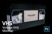 Vintage VHS Tape Cassette Mockup, a Product Mockup by SR-23 Mockups (Thumbnail 1 of 3)