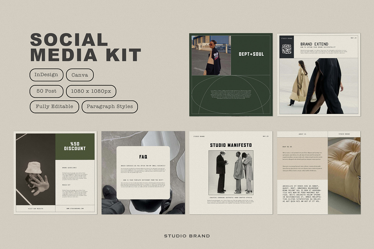 COS | Social Media I, a Social Media Template by Studio Brand (Photo 1 of 14)