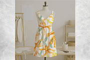 WARM BOTANICAL BLOOMS PATTERN, a Pattern Graphic by MartinShop (Thumbnail 4 of 10)