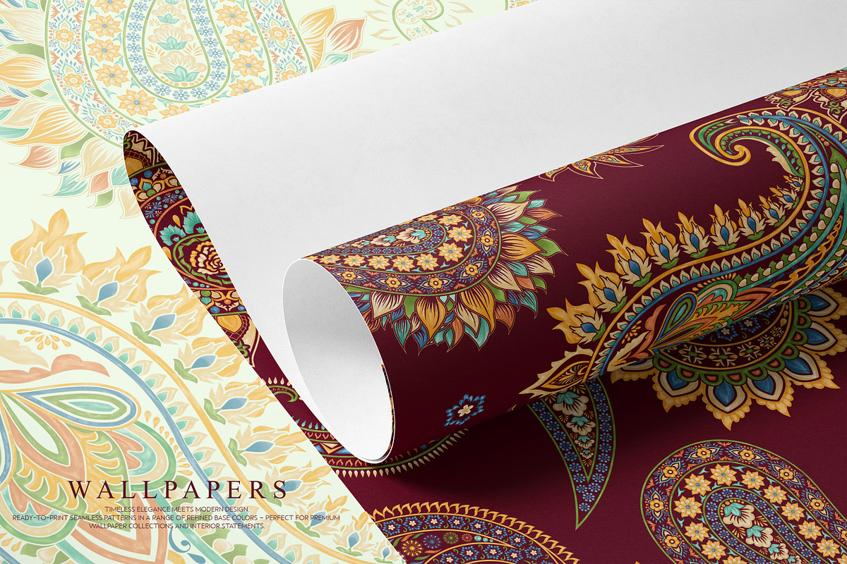 Paisley Traditional Seamless Pattern, a Pattern Graphic by Fabrivo (Photo 6 of 10)
