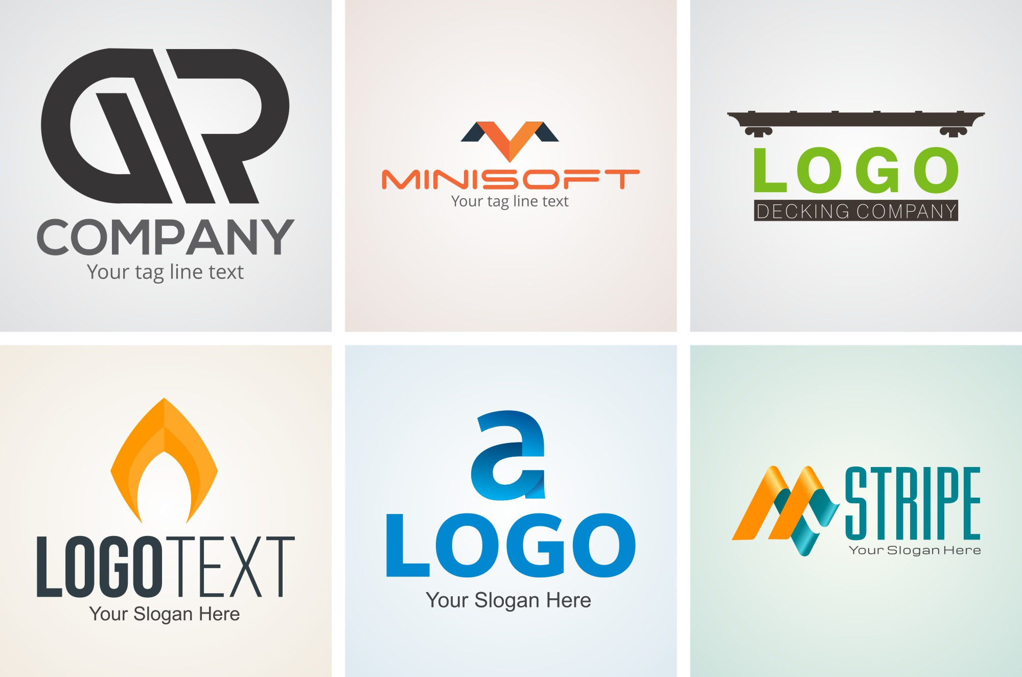 Artistic Logo Mark Template Designs, a Branding & Logo Template by shahsoft