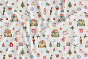 Quirky Christmas Patterns Bundle, a Pattern Graphic by Olya Creative (Thumbnail 7 of 19)
