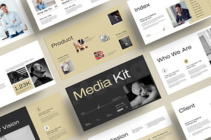 Media Kit Presentation Template, a Presentation Template by MightyDesign