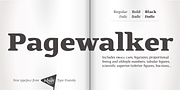 Pagewalker, a Serif Font by Kostic Type Foundry (Thumbnail 10 of 10)