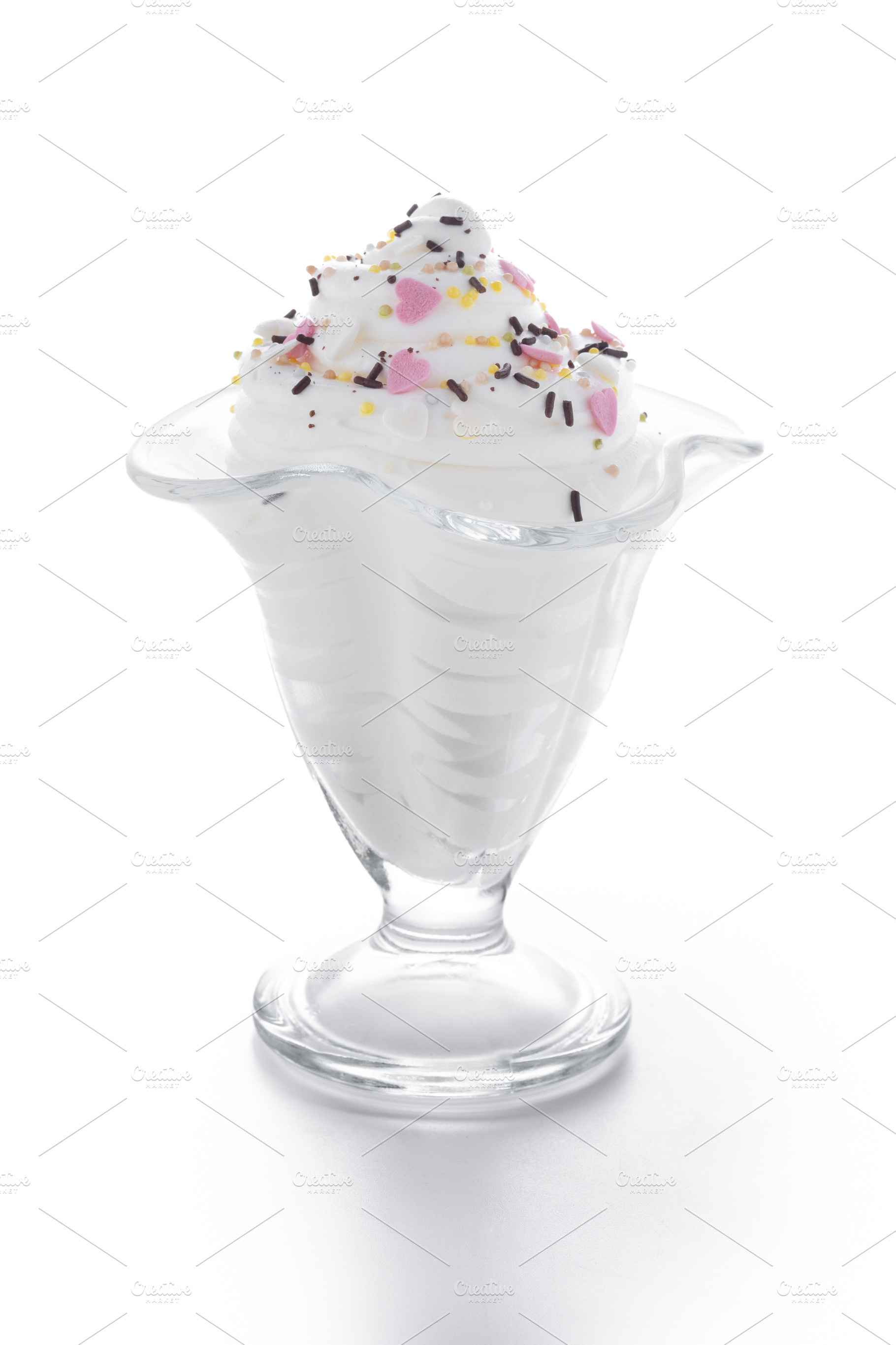 Whipped Cream Delight with Sprinkles, a Food & Drink Photo by etorres69