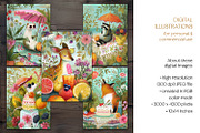 Relaxed Summer Days Postcards, an Animal Illustration by The Dutch Lady Designs (Thumbnail 6 of 7)