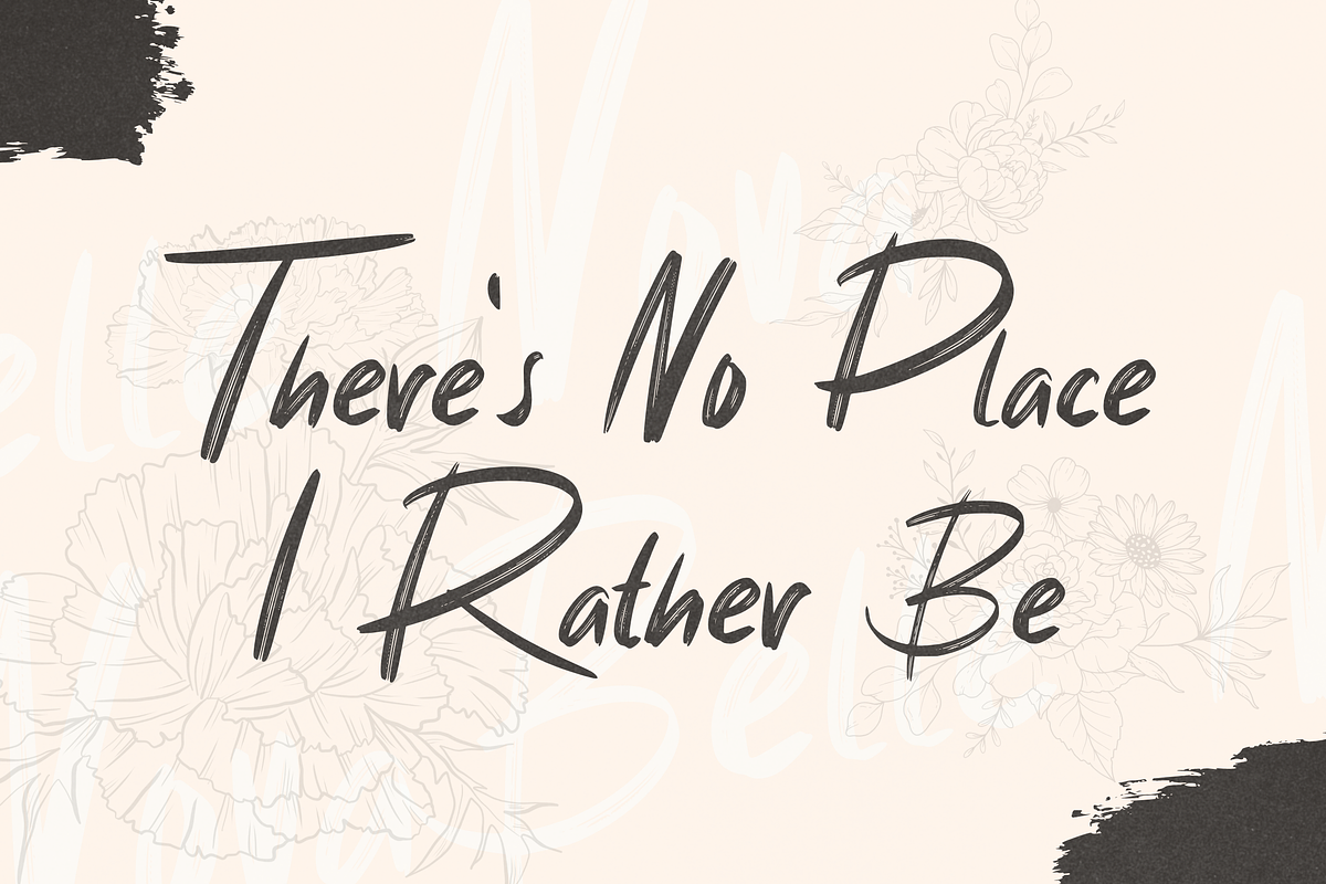 Belle Nova - Stylish Brush Font, a Handwritten Font by Dm Studio (Photo 3 of 10)