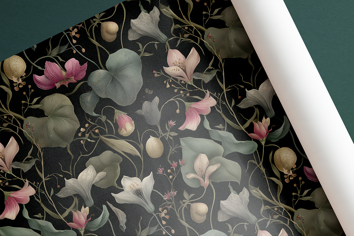 DARK COTTAGECORE Seamless Pattern, a Pattern Graphic by AYAKA Studio Co. (Photo 2 of 9)