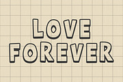 Super Blok outline cartoon font, a Blackletter Font by Fourteen Letter (Thumbnail 2 of 7)
