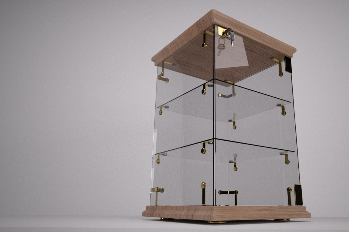 Display Cabinet, a Furniture 3D Model by kjpargeterimages (Photo 5 of 12)