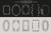 Lace Heirloom: Frames & Overlays, an Object Graphic by MayBay Studio (Thumbnail 6 of 8)