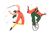 Carnival and circus artists set, a Person Illustration by Good Studio (Thumbnail 7 of 12)
