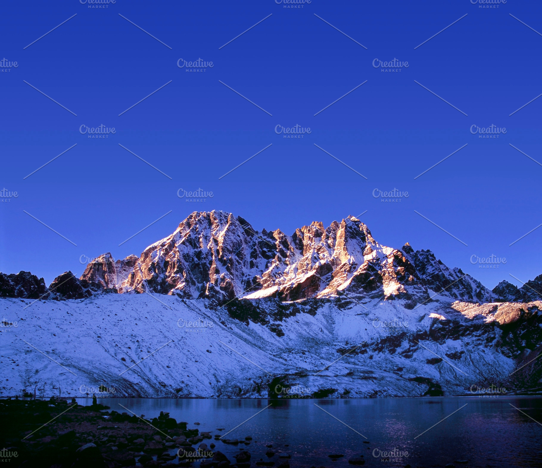 First Light Nepal Mountains, a Nature Photo by THP Creative