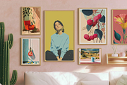 Modern Eclectic Prints Posters, a Background Graphic by JulsIst (Thumbnail 7 of 12)
