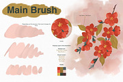 Gouache Brushes for Procreate, a Brush Add-On by Maria Summer (Thumbnail 2 of 8)