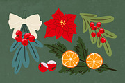 25 Winter Botanicals Cliparts, a Seasonal Illustration by Panna Limon Store (Thumbnail 4 of 6)