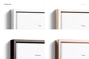 Canvas in Floater Frame Mockup Set, a Poster Template by creatsy5 (Thumbnail 3 of 15)