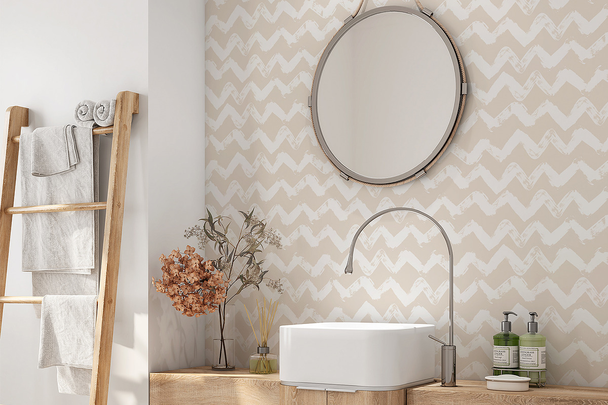 Bright Brush Zigzag, a Wallpaper Graphic by MalyskaStudio (Photo 5 of 10)