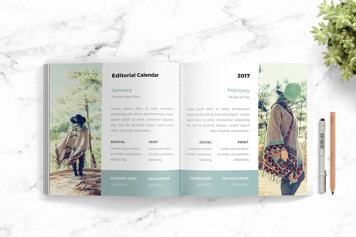 Magazine Media Kit Template, a Social Media Template by ariodsgn (Photo 4 of 8)