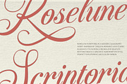 Roselune Scriptoria - Script Font, a Script Font by Inviline.co (Thumbnail 2 of 10)