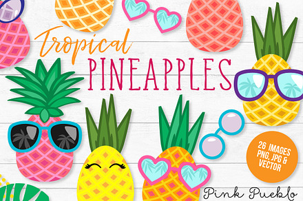 Pineapple Clipart and Vectors