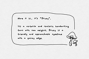 Sticky, the Messy Handwriting Font, a Handwritten Font by TYPEHEIST (Thumbnail 2 of 10)