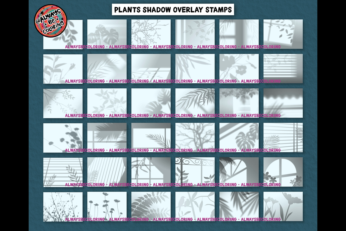 Procreate Shadow Overlay Brush Set, a Brush Add-On by AlwaysBeColoring (Photo 3 of 14)