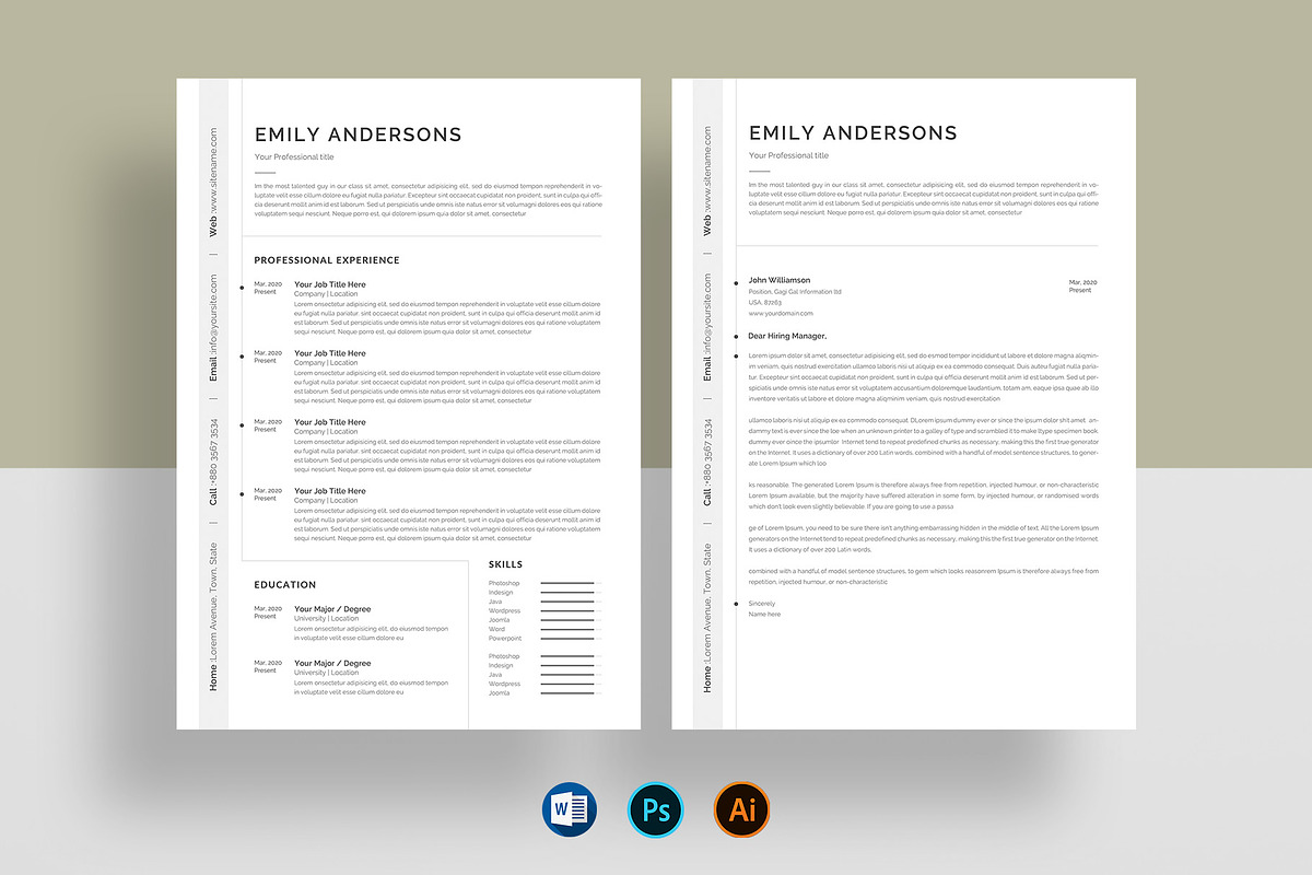Resume, a Resume Template by paulresume (Photo 2 of 5)