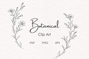 Botanical Clip Art, an Object Graphic by ValeryDan (Thumbnail 1 of 3)