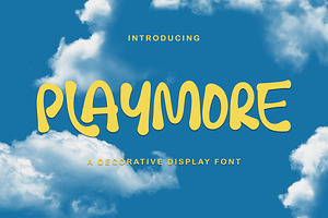 Playmore - Decorative Display Font
