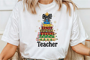 Christmas Teacher Sublimation Design, an Illustration by Rose Art (Thumbnail 2 of 5)