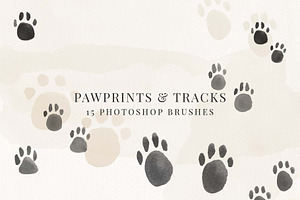 Paw Prints & Tracks Brush Pack