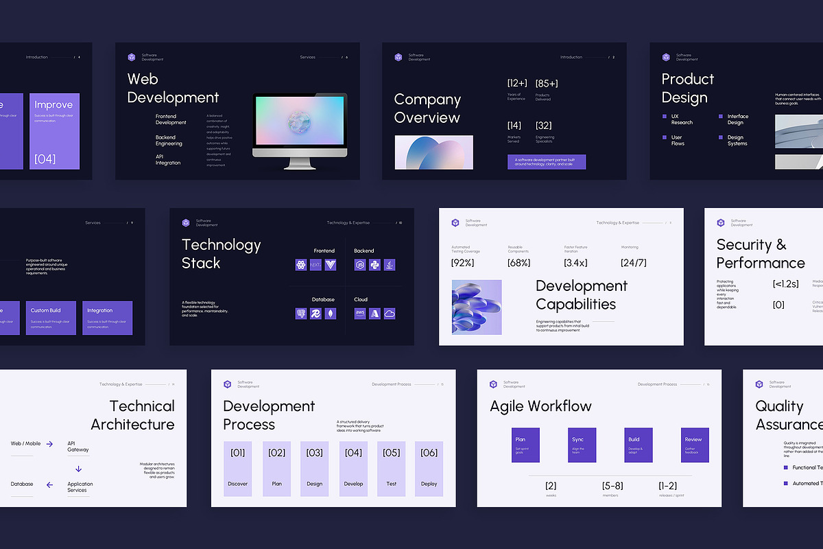 Software Development PowerPoint, a Presentation Template by New Coral Design (Photo 3 of 10)