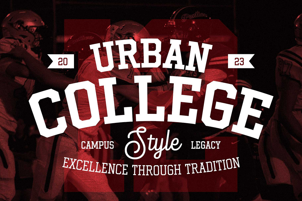 Gumbolt - Vintage Athletic Style, a Slab Serif Font by Arterfak Project (Photo 8 of 13)