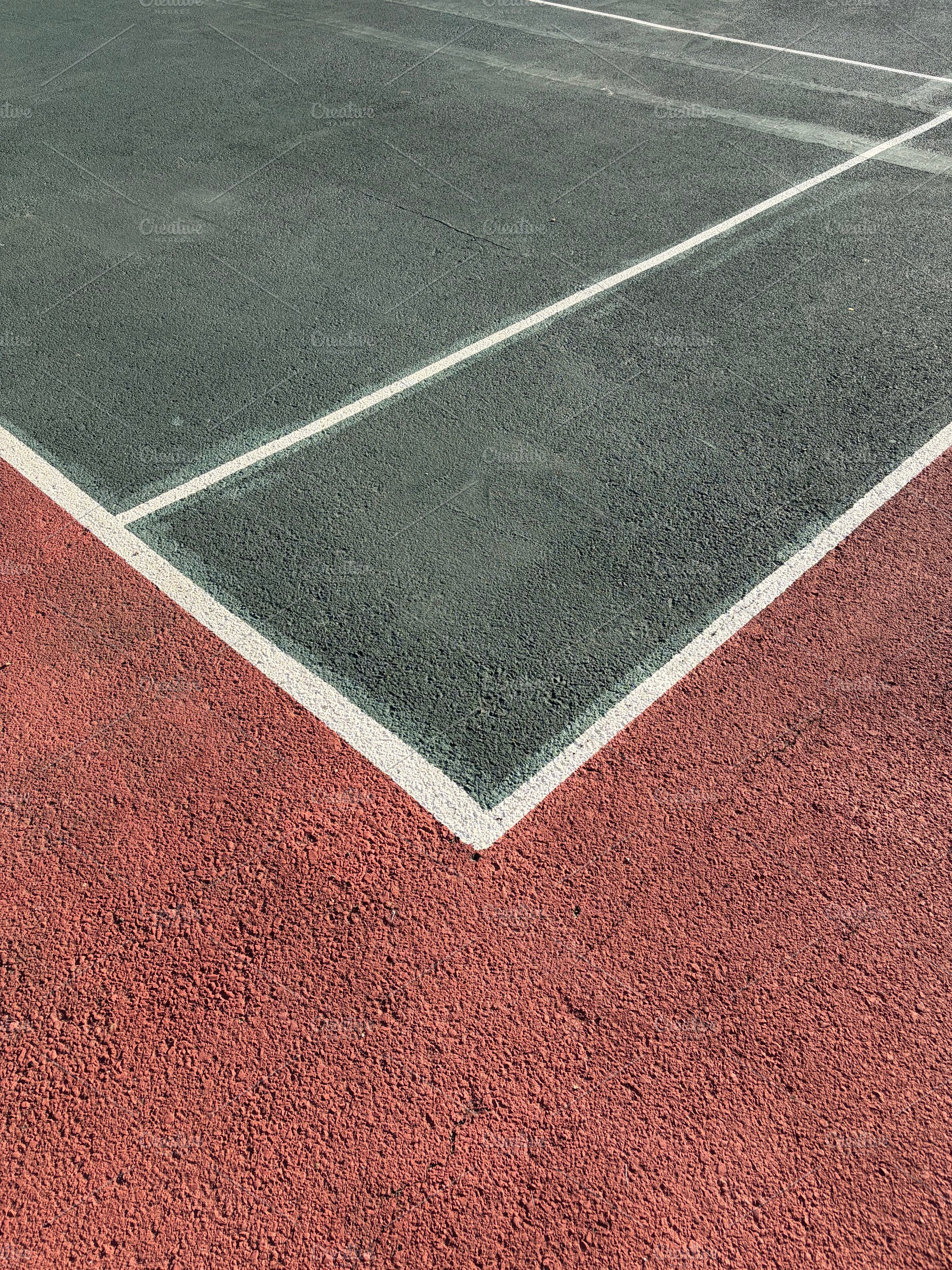 Tennis Court Lines, a Sports & Recreation Photo by Color FFF