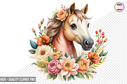Floral Horses Sublimation Bundle, a Graphic by crative8112 (Thumbnail 2 of 10)