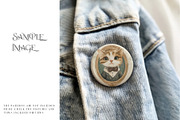 Pin Badge Collction PNG & PSD Mockup, a Product Mockup by mock-ups (Thumbnail 8 of 22)