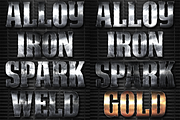 32 Extreme Metal Layer Styles 4, a Layer Style Add-On by DesignFathoms (Thumbnail 2 of 2)