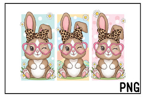Easter Coquette Bunny Png, an Illustration by Black Bird Studio